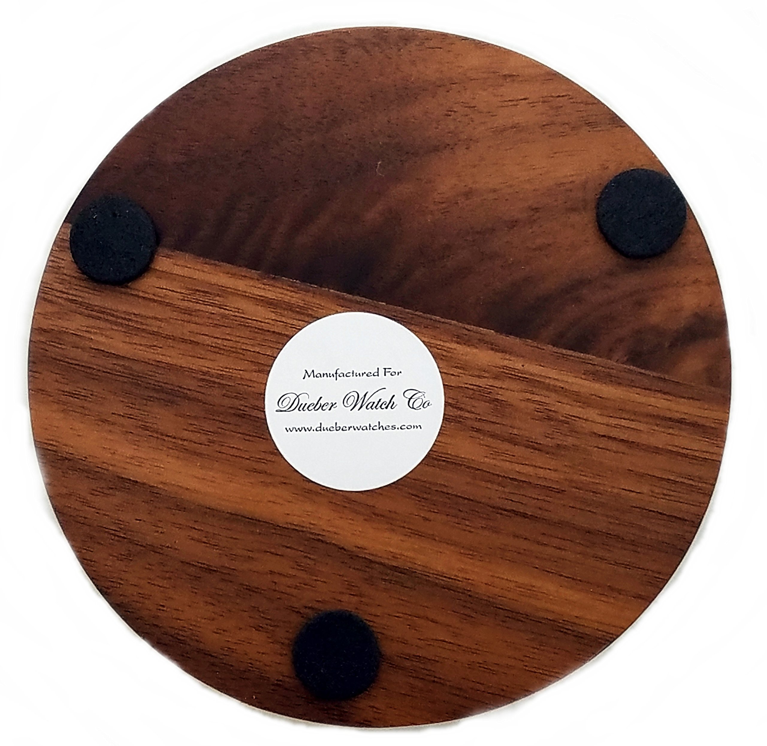 Hand Blown Pocket Watch Glass Cloche Display Dome with Real Walnut Wood Base