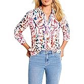 NIC+ZOE Women's Color Wash Cotton Shirt
