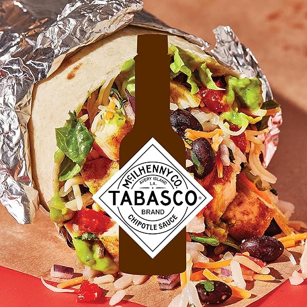 TABASCO® BRAND CHIPOTLE PEPPER SAUCE, MEDIUM HOT SAUCE, SINGLE-SERVE HOT SAUCE PACKETS, SMOKY & SMOOTH, EASY FOR ON-THE-GO, GREAT FOR TRAVEL, MEAT & MORE, 0.1 OZ (PACK OF 200)