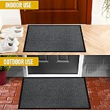 Homatz Heavy Duty Indoor Outdoor Door Mat 50x80cm Non Slip Rubber Backing view 6