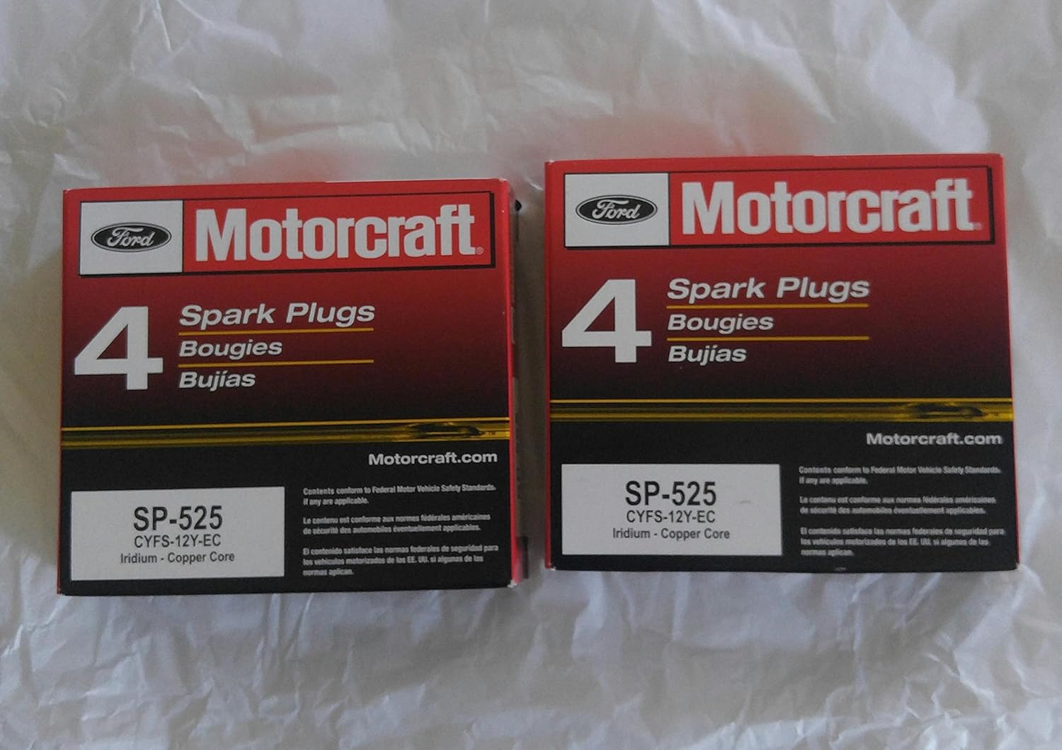 MOTORCRAFT SP 525 SPARK PLUG SET OF 8 Automotive