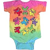 Liquid Blue Baby Grateful Dead Spiral Dancing Bears Onesie