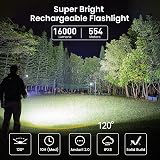 Sofirn Q8 Plus 16000 Lumen Rechargeable LED Torch 3x 5000mAh Batteries USB C view 2