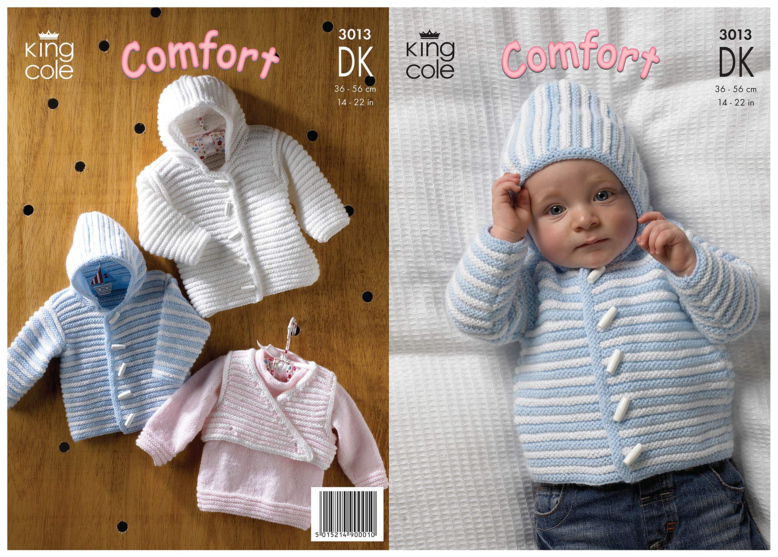 King Cole Baby Comfort Dk Pattern 3013 14 22