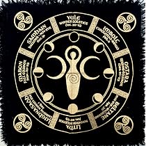 Amazon.com: Mantel cuadrado de altar con diseño de tarot ...