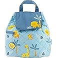 Stephen Joseph Kids' Quilted Backpack, Zoo, One Size