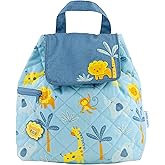 Stephen Joseph Kids' Quilted Backpack, Zoo, One Size