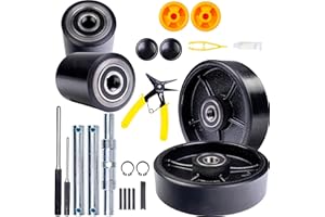 CARBO GLIDE CRWON PTH50 Pallet Jack Wheel Replacement Kit Set Complete