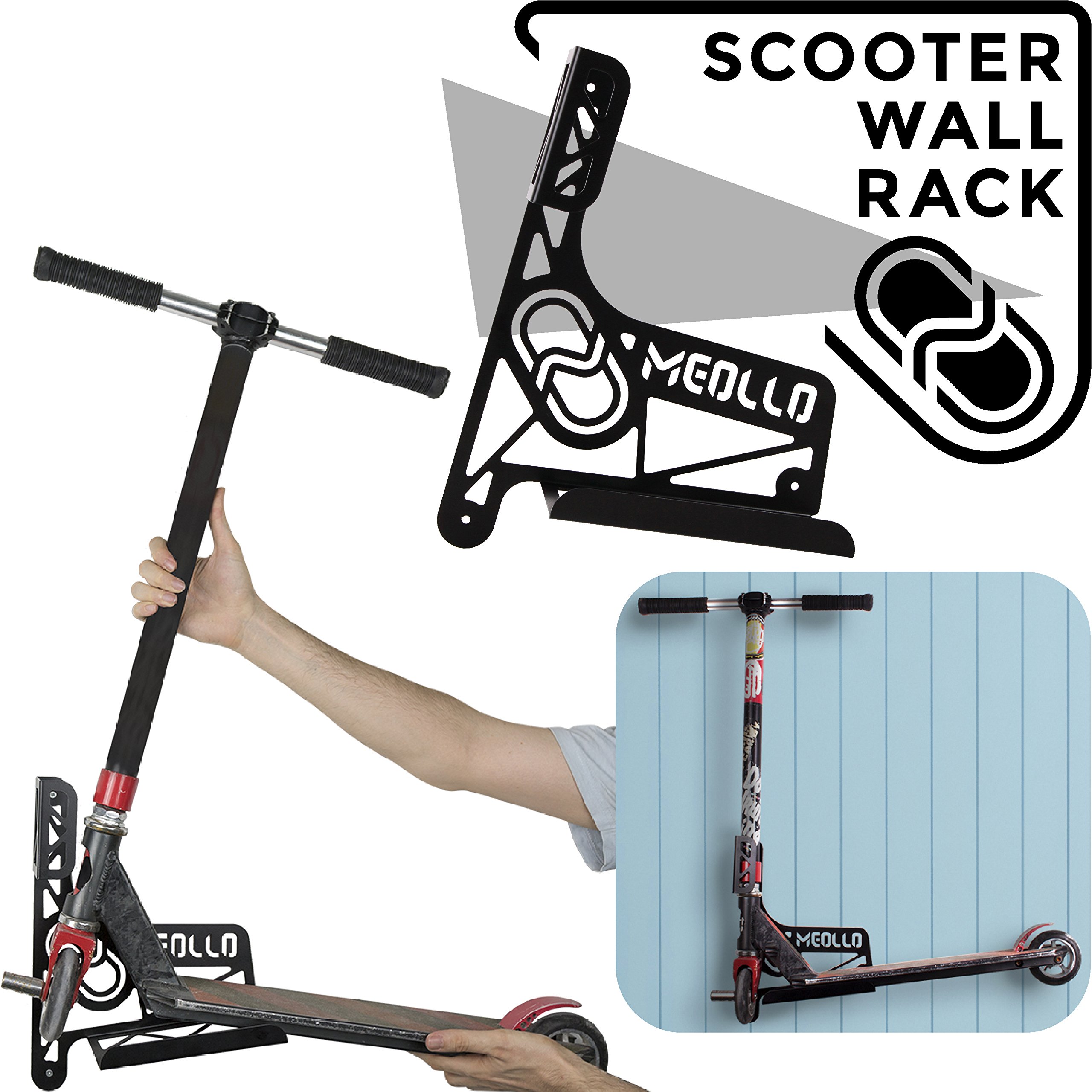 MEOLLO Scooter rack wall hanger (100 Steel) Buy Online in United Arab