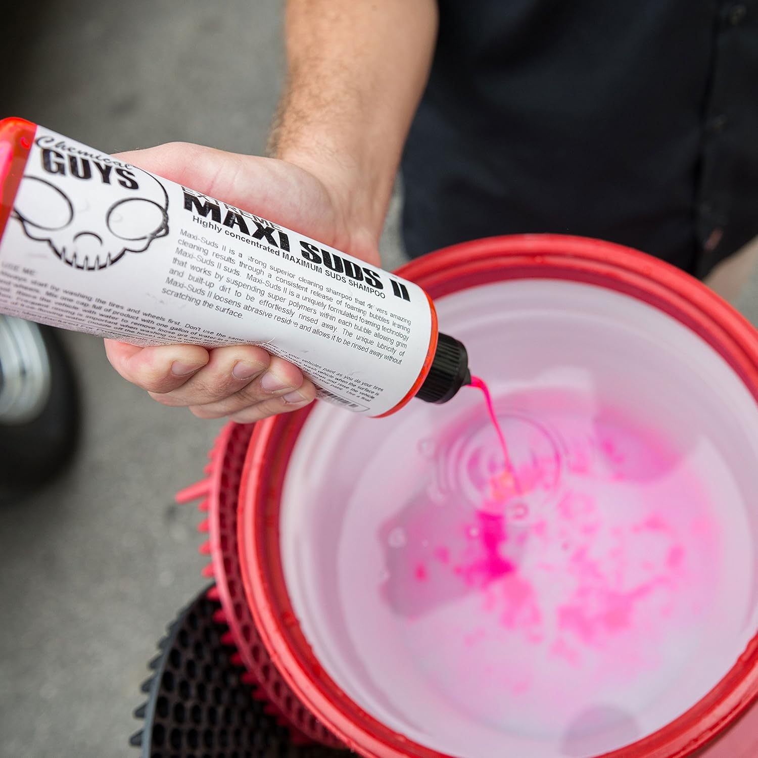 Chemical Guys CWS_101 Maxi-Suds II Super Suds Car Wash Soap and Shampoo, Cherry Scent (1 Gal): Automotive