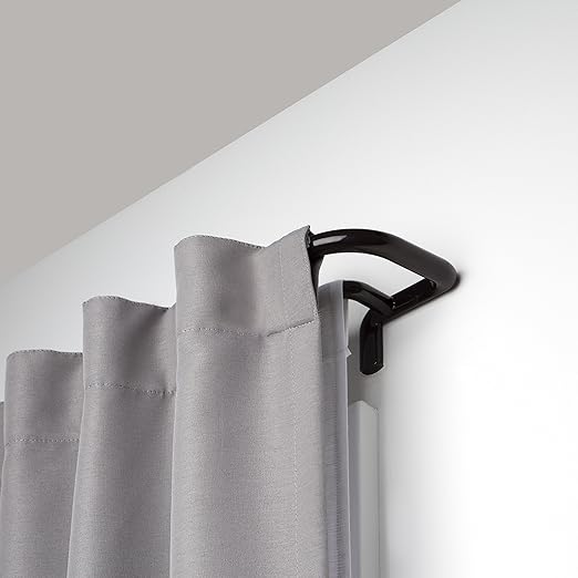 Amazon Com Umbra Twilight Double Curtain Rod Set Wrap Around
