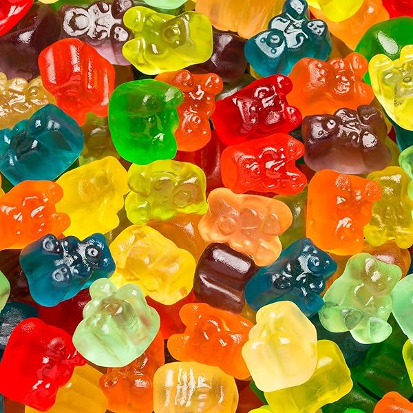 ALBANESE WORLD’S BEST GUMMI SNACK PACKS, 12 FLAVOR GUMMI BEAR CUBS, 50 – 0.5OZ MINI PACKS OF CANDY, INDIVIDUAL SOFT & CHEWY CANDY SNACKS