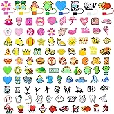 Bulk 10mm Colorful Straw Covers, 100pcs Lot of Cute Different Straw Toppers, Dust-proof and Reusable,Compatible with 30/40 Oz Drinking Tumbler Party Favors Gifts