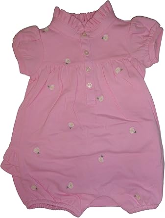 baby girl polo onesie