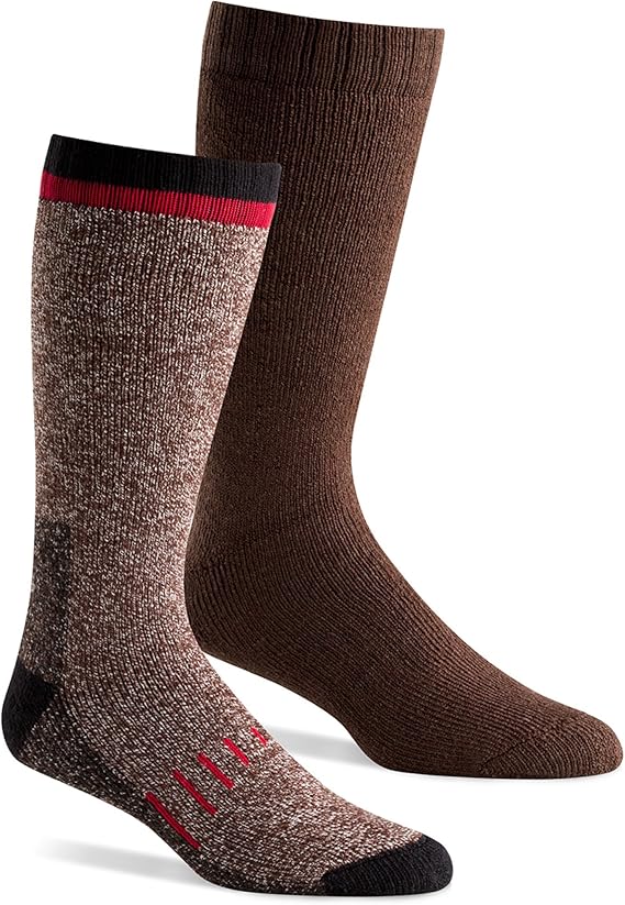 HiTec Men's Cushion Boot Socks for Hiking, Work, or Cowboy