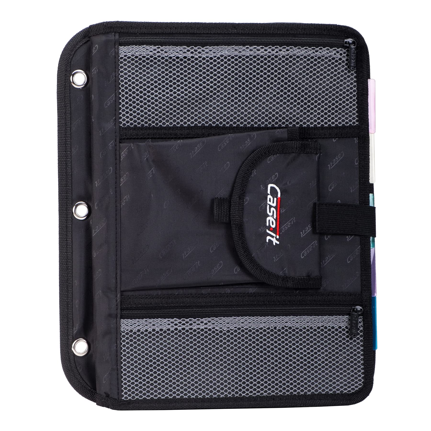 Case-it Locker Accessory 5-Tab File, Black, ACC-21-BLK