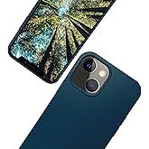 eplanita Eco Mobile Phone Case Compatible with iPhone 15, Plant Fiber, Drop Protection Cover, Durable and Sustainable (for iPhone 15, Dark Blue)