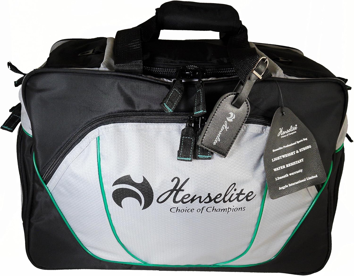 Henselite Lawn Bowling Trolley Bag Black/Grey