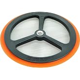 French Press Replacement Filter with Silicone Ring, 95 mm Upgraded Better Seal Design, Easy to Clean Stainless Steel Mesh Screen, Fits Most 34 oz / 1000 ml French Press Coffee Makers