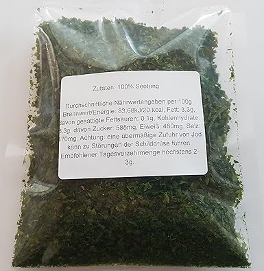 Aonori ko 40g Zutaten für Okonomiyaki, Yakisoba, Takoyaki, Grundzutaten pulverisierte und getrocknete Meeresalgen, 100% Seeta