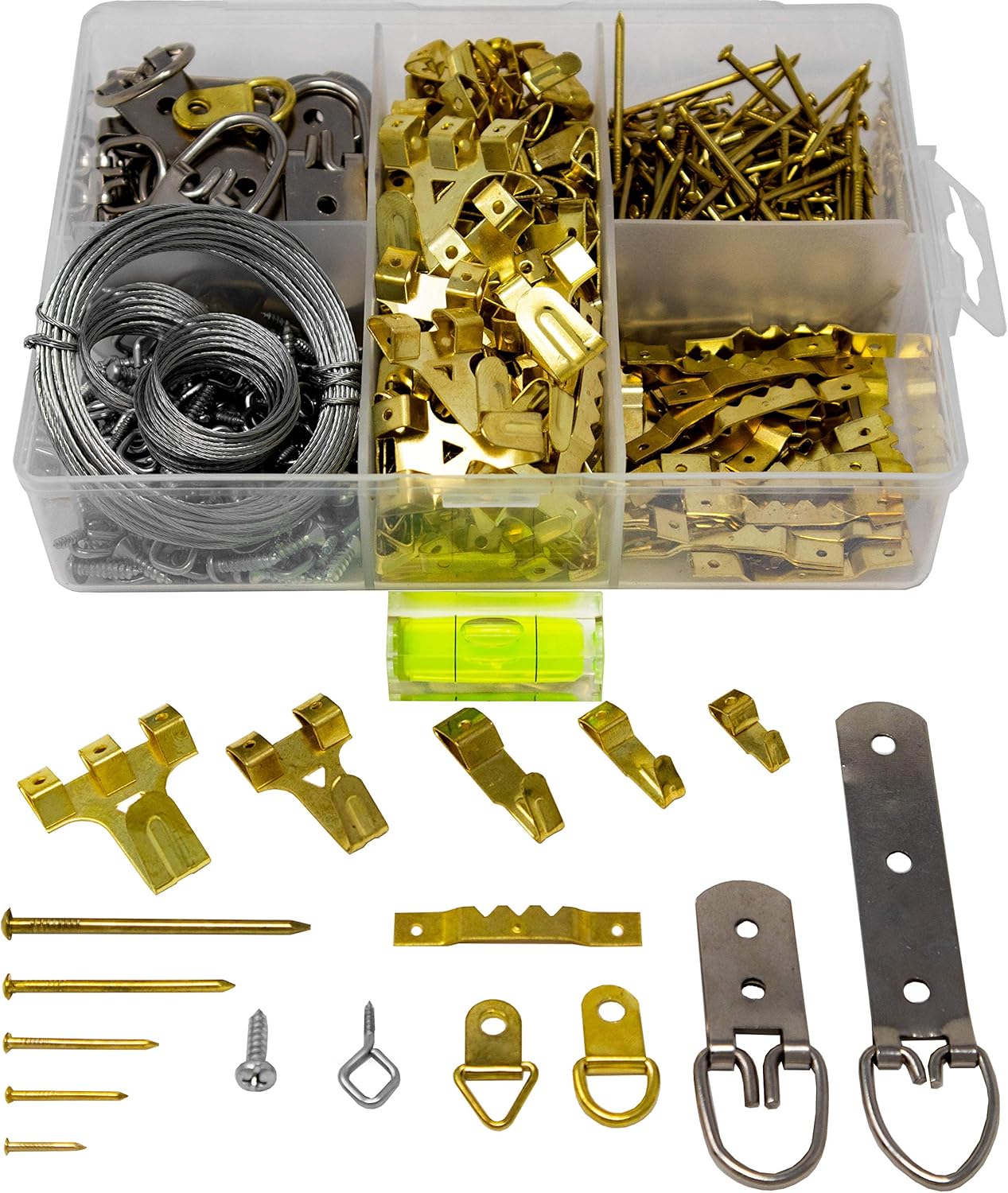 Picture Hanging Kit 450+ Pieces Hardware for Frames Heavy Duty