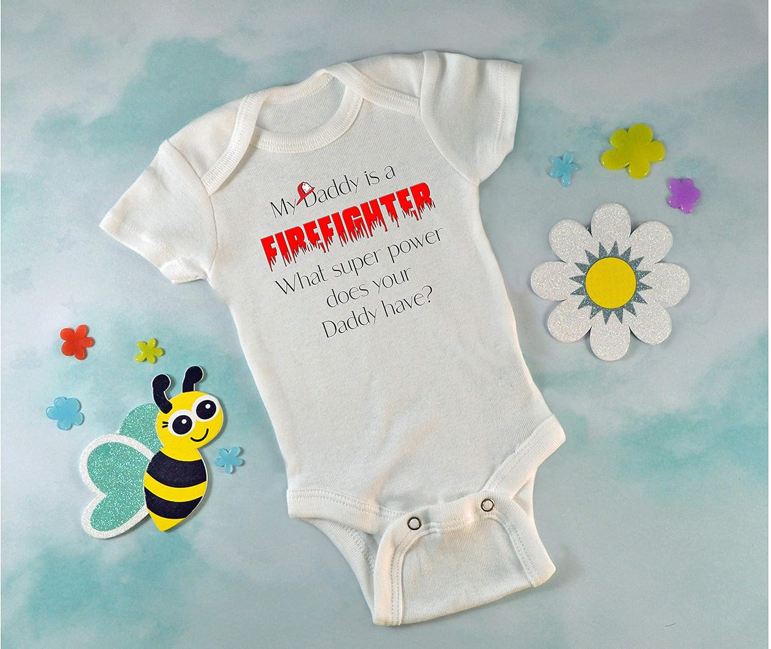 firefighter onesie for baby boy