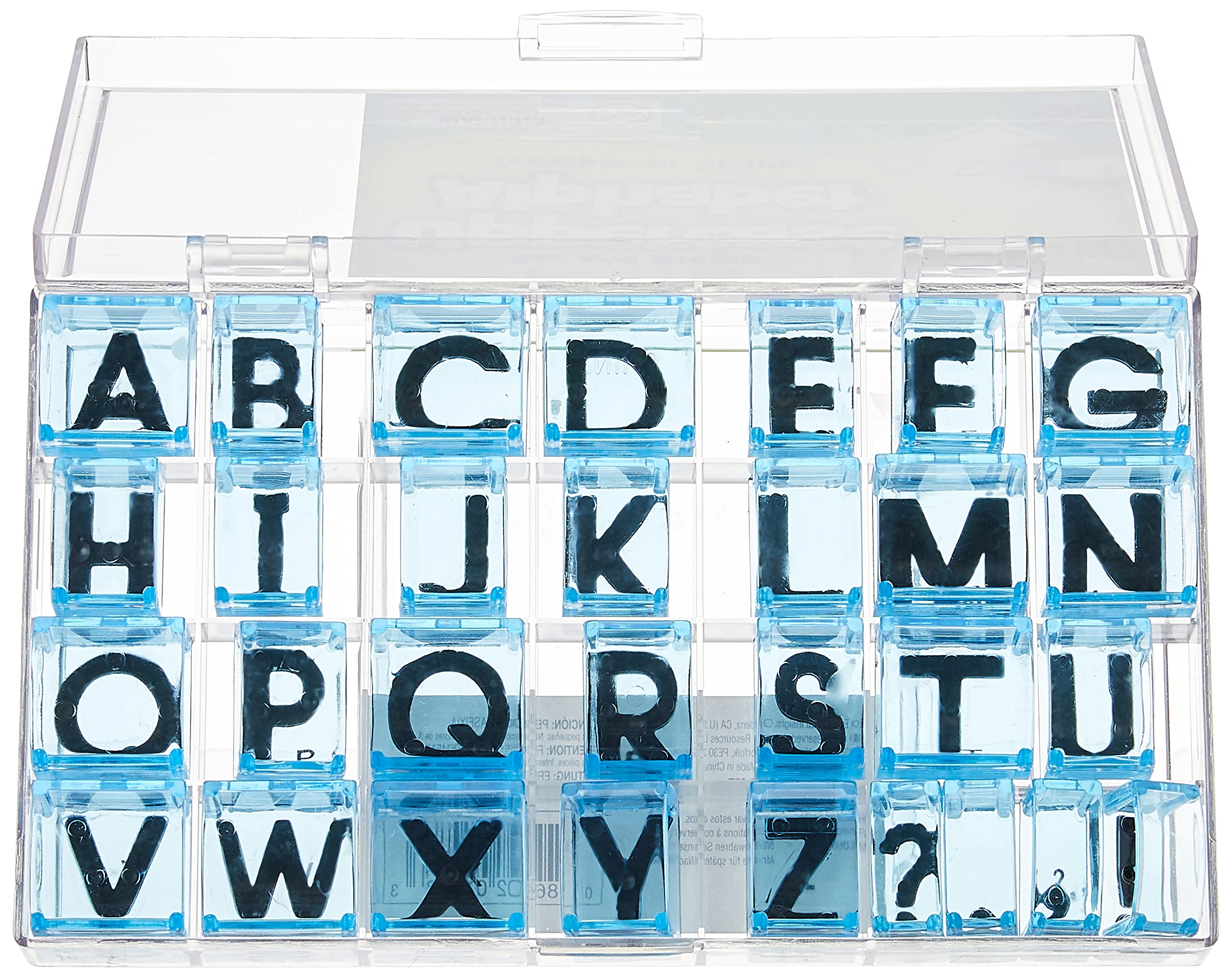 Educational Insights See and Stamp Alphabet Transparent Stamps - Uppercase 5/8