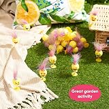 THE TWIDDLERS 36 Emoji Jump Up Toys Party Favourites 6cm Multicolour Hair view 7