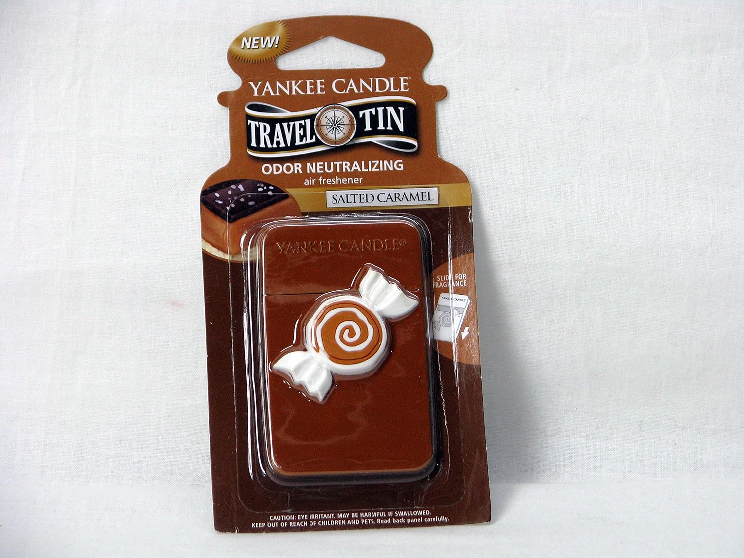 Yankee Candle Salted Caramel Air Freshener Travel Tin