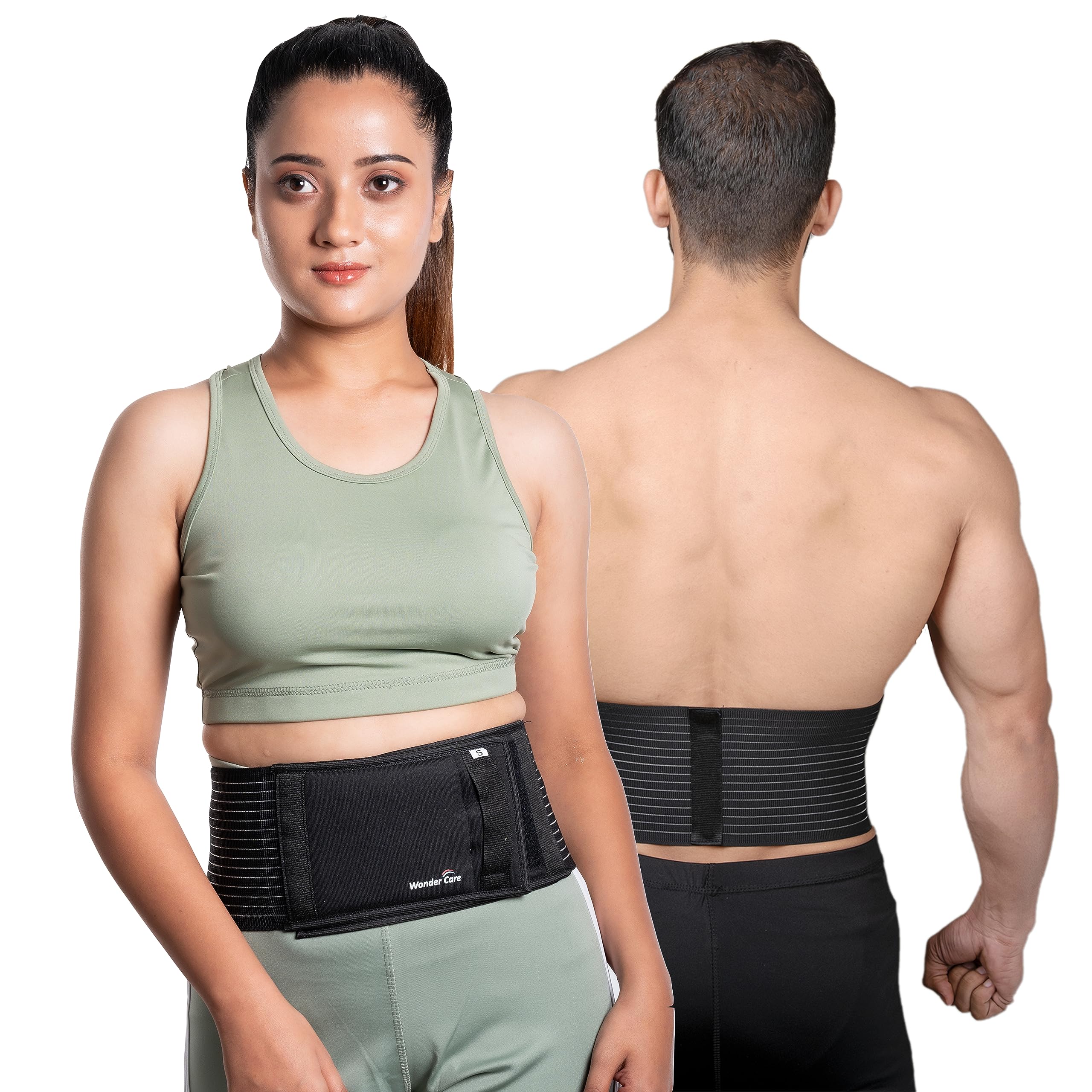 Wonder Care- Umbilical Hernia Support Belt Abdominal Binder for Belly Button Hernias or Navel Hernias, Hernia Brace-3XL