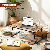 GEEZY Foldable Laptop Table Bed Tray Desk Table Portable 52.5 x 30 cm view 5