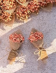 20-Piece set Mini Magnet Dried Flowers Bouquet for