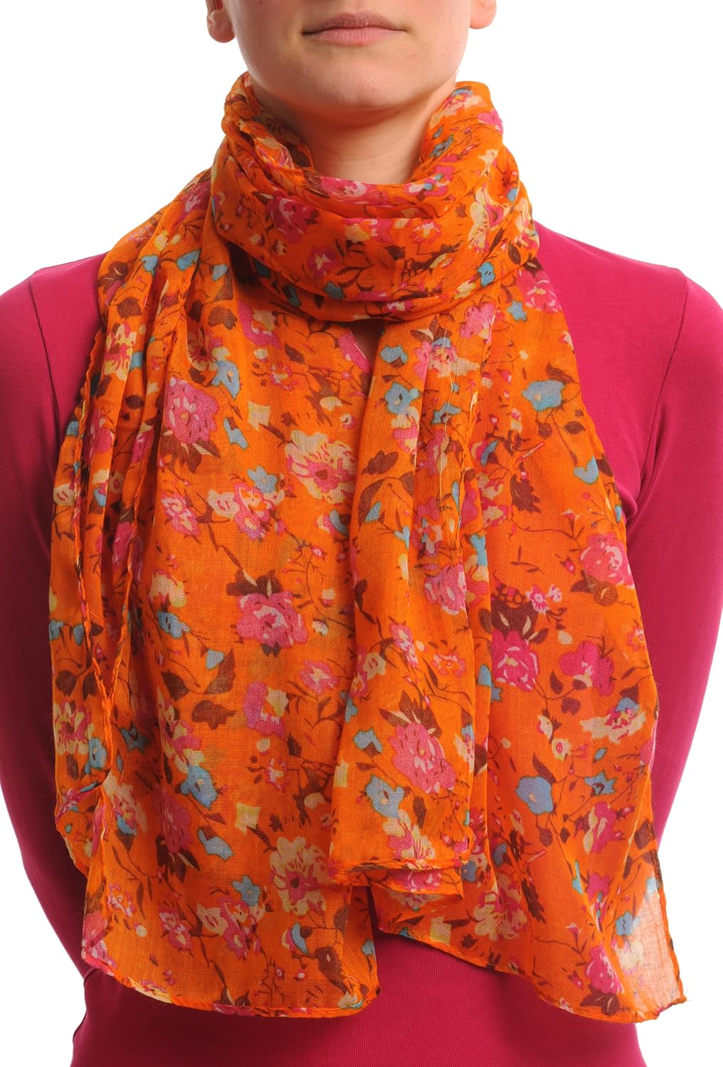 Orange designer scarf Clearance