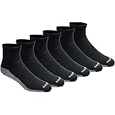 Dickies Men
s Dri-Tech Moisture Control Quarter Socks, Available in M-XXL (6, 12, 18 Pairs)