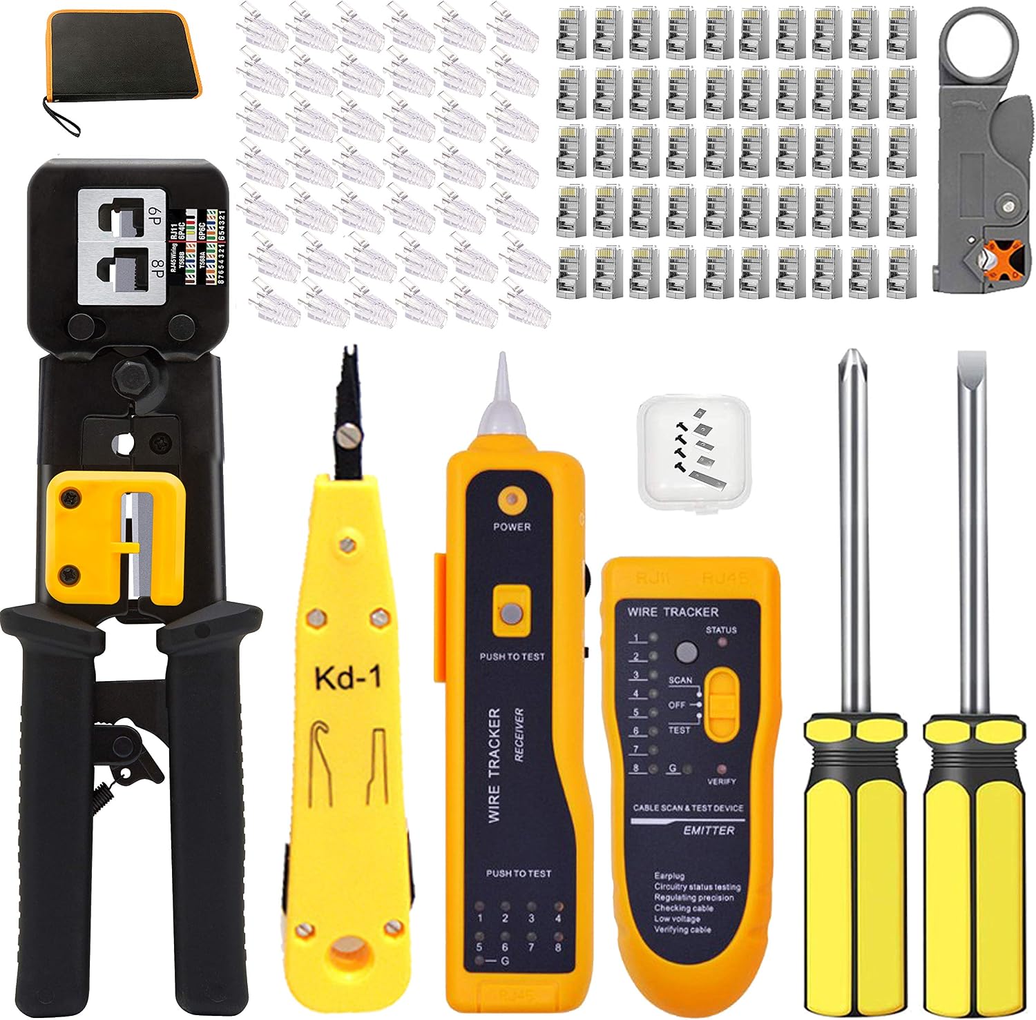 MAYLINE Crimper RJ45/RJ12/RJ11Crimp Network Tool Set