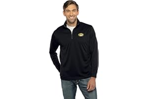 Vantage Apparel NCAA mens Men's Collegiate Micro Mesh Performance Team Color 1/4 Zip Pullover