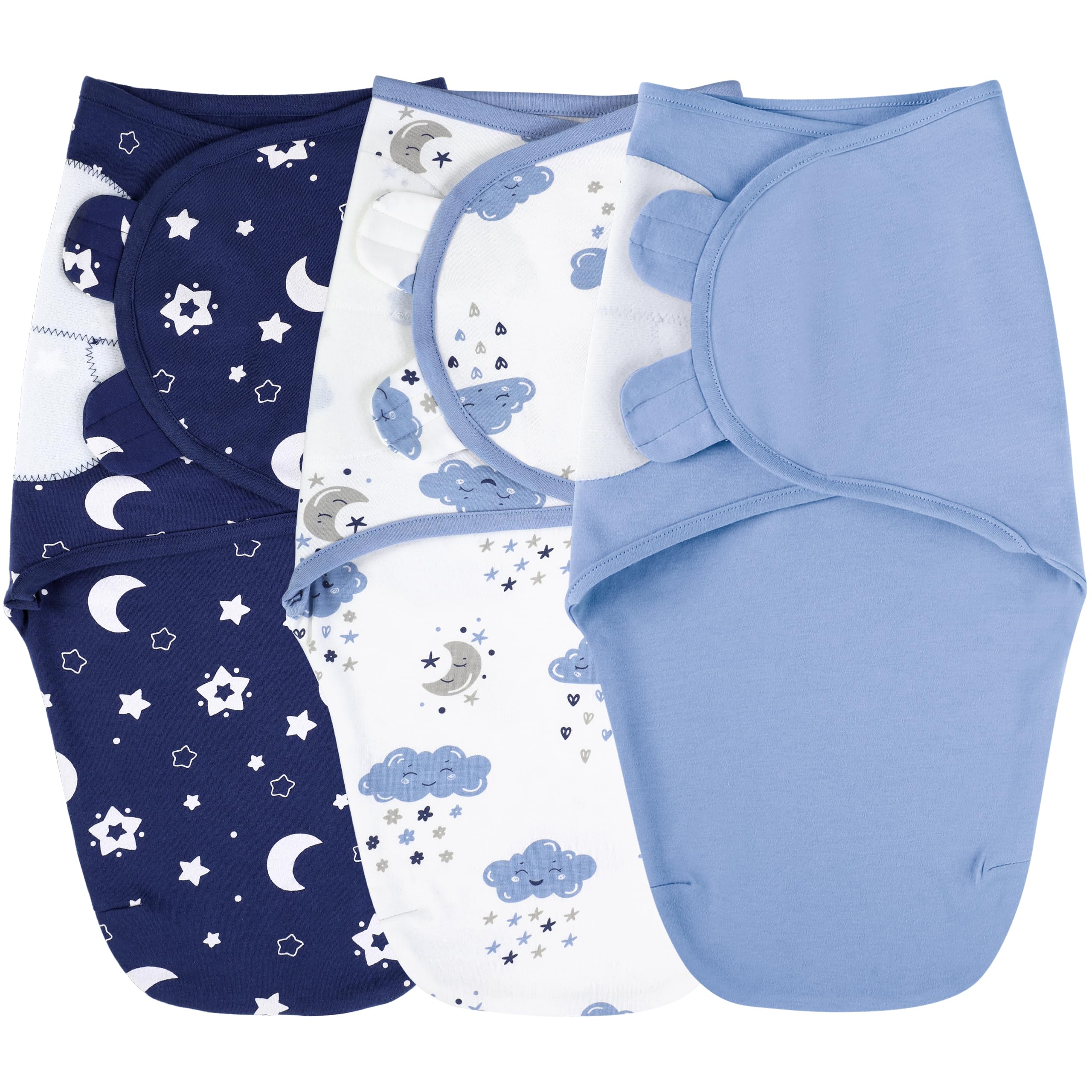 Photo 1 of Yoofoss Baby Swaddles for Newborns 100% Organic Cotton, Adjustable Swaddle Sleep Sack 0-3 Months Newborn Swaddle Sack, Breathable Soft(Small)