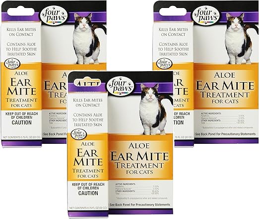 four paws aloe ear mite treatment for dogs