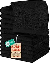 Utopia Towels Washcloths Set 24 100% Ring Spun Cotton Premium Flannel