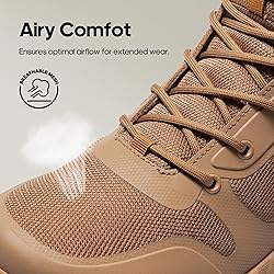 NORTIV 8 Men's Military Tactical Boot Lightweight