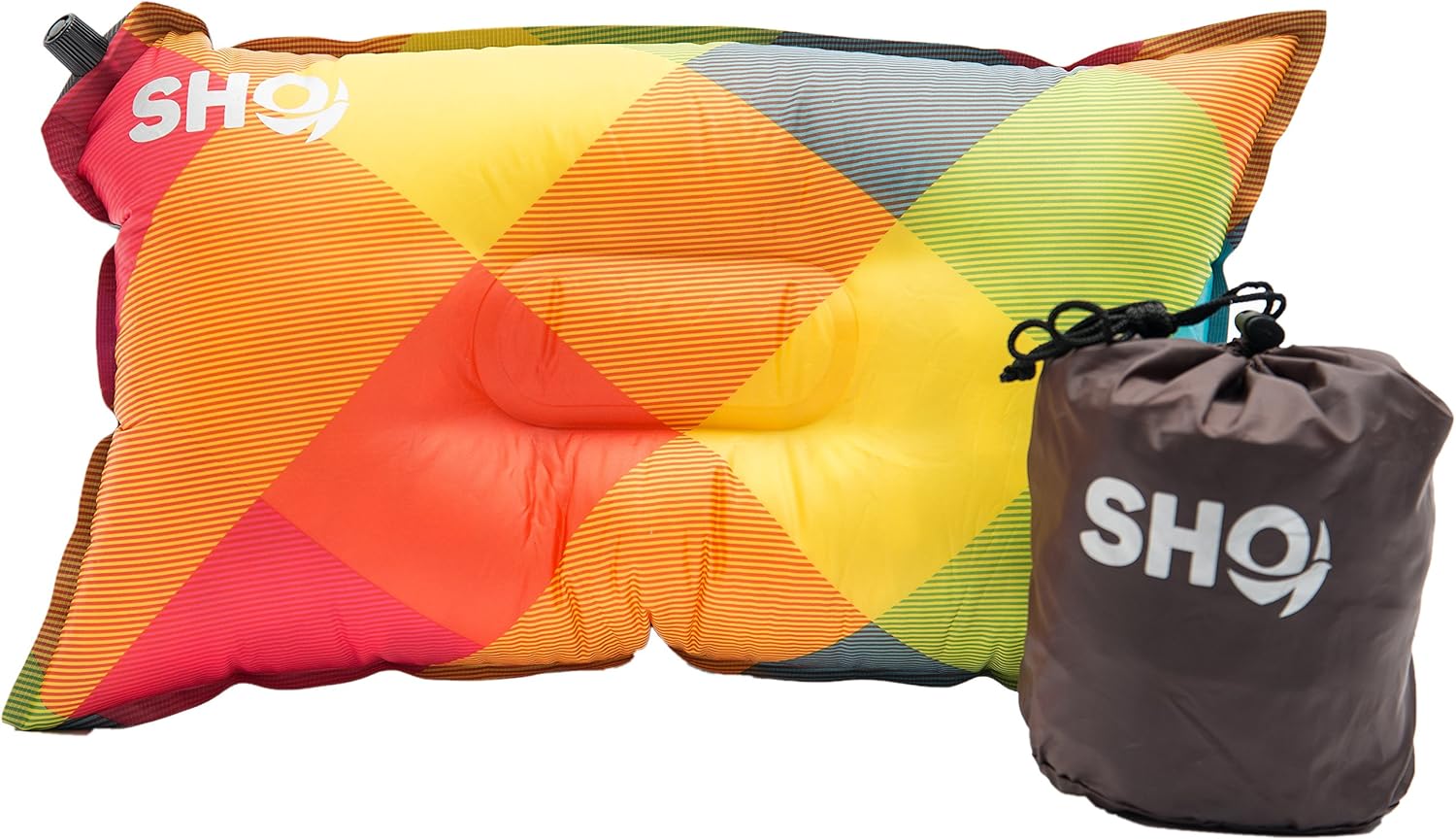 SHO YOUR Pillow Ultimate Self Inflating Camping Pillow, Travel Pillow