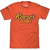 Tee Luv Men's Reese's Pieces T-Shirt - Reeses Peanut Butter Candy Logo Shirt