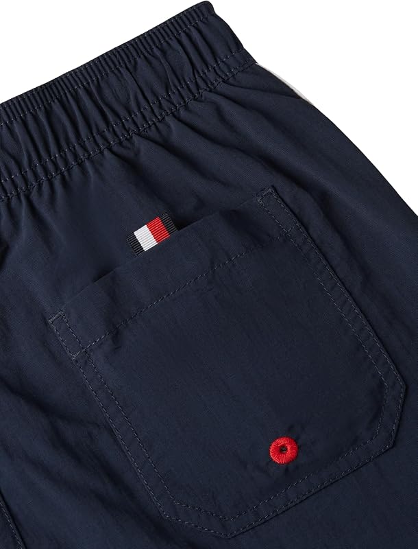 Jungen Badeshorts Medium Drawstring mit Taillenzug, Blau (Dark Night Navy), 14-16 Jahre — Foto 3 von 6