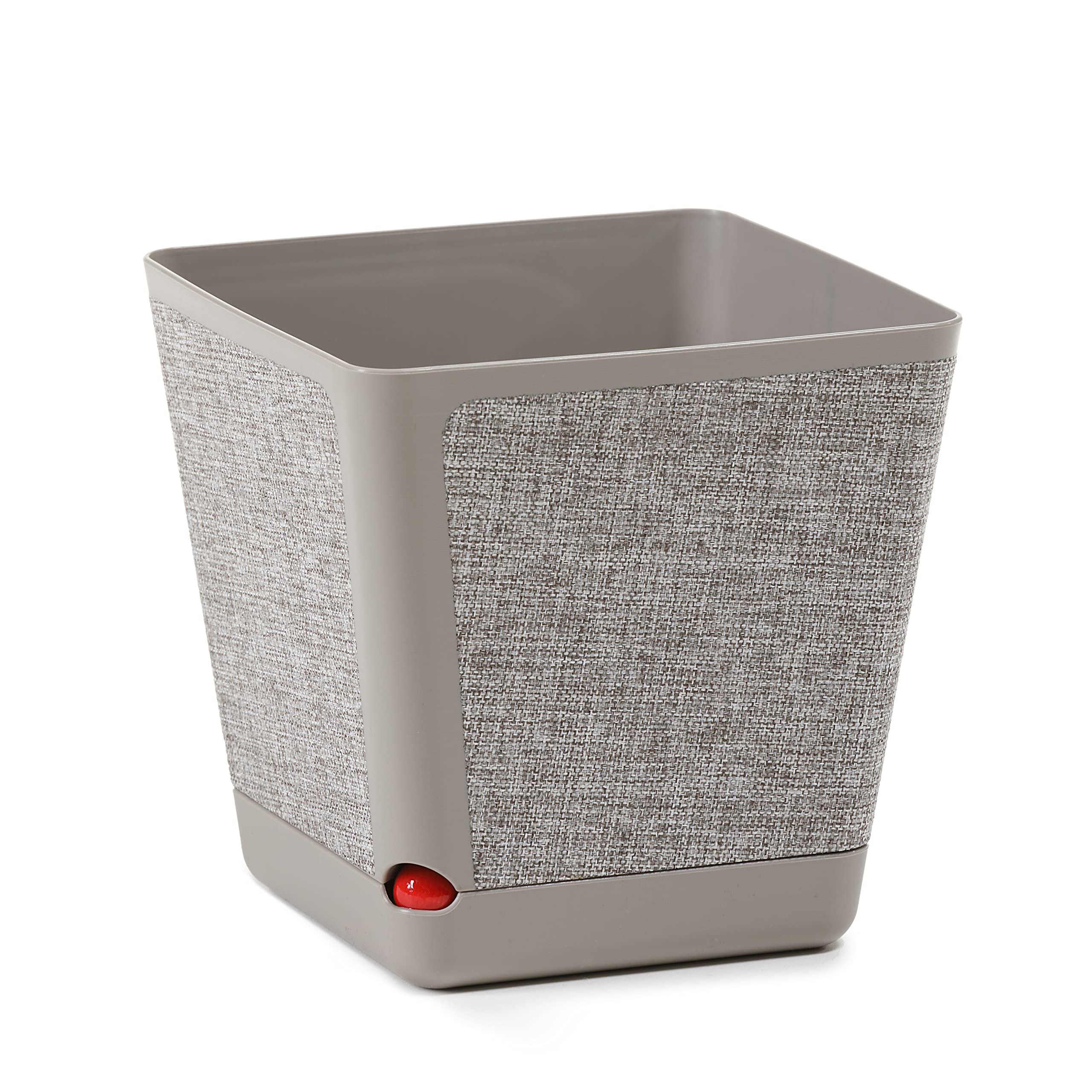 Lamela KORA ▓ 18cmx18cm ▓ TEXTIL FLOWERPOT 2023 COLLECTION ▓ UNIQUE PATENT TECHNOLOGY ▓ DIFFERENT SIZES AND COLORS ▓ FLOWER POT PLANT GARDEN WINDOWSILL BALCONY BUCKET ▓ DECOR (Taupe 4)
