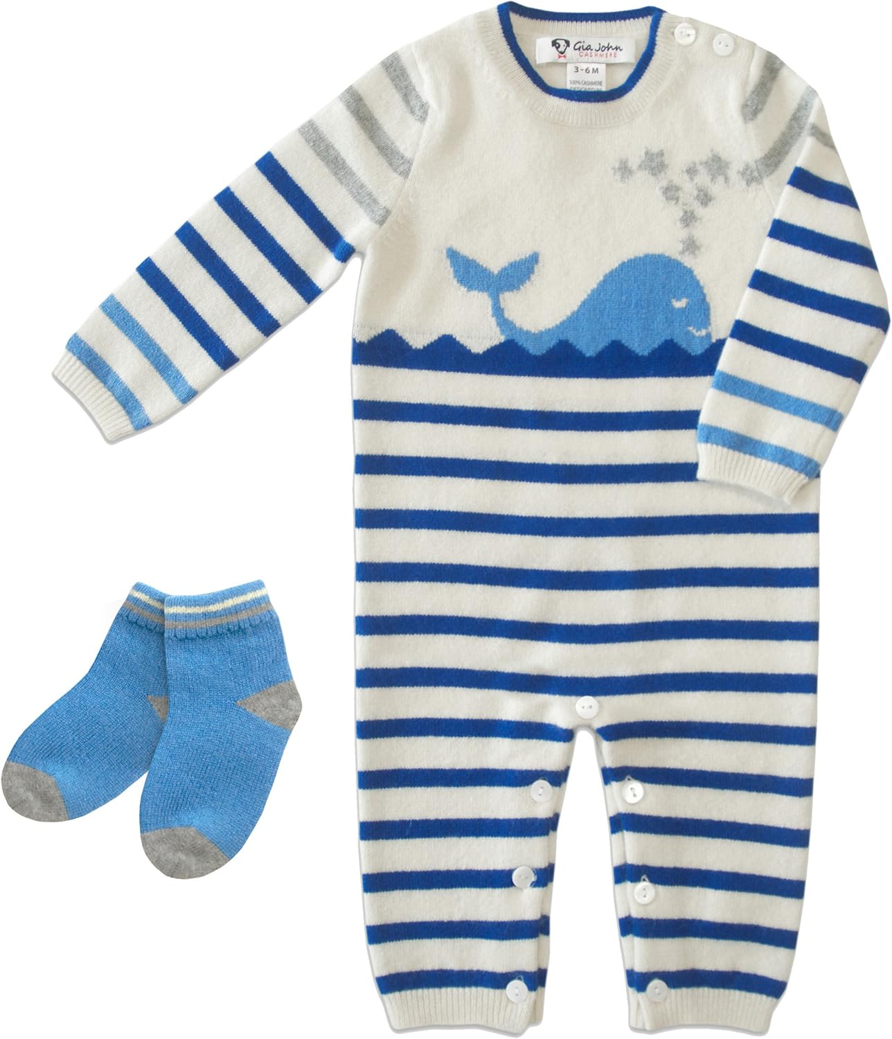 cashmere baby romper