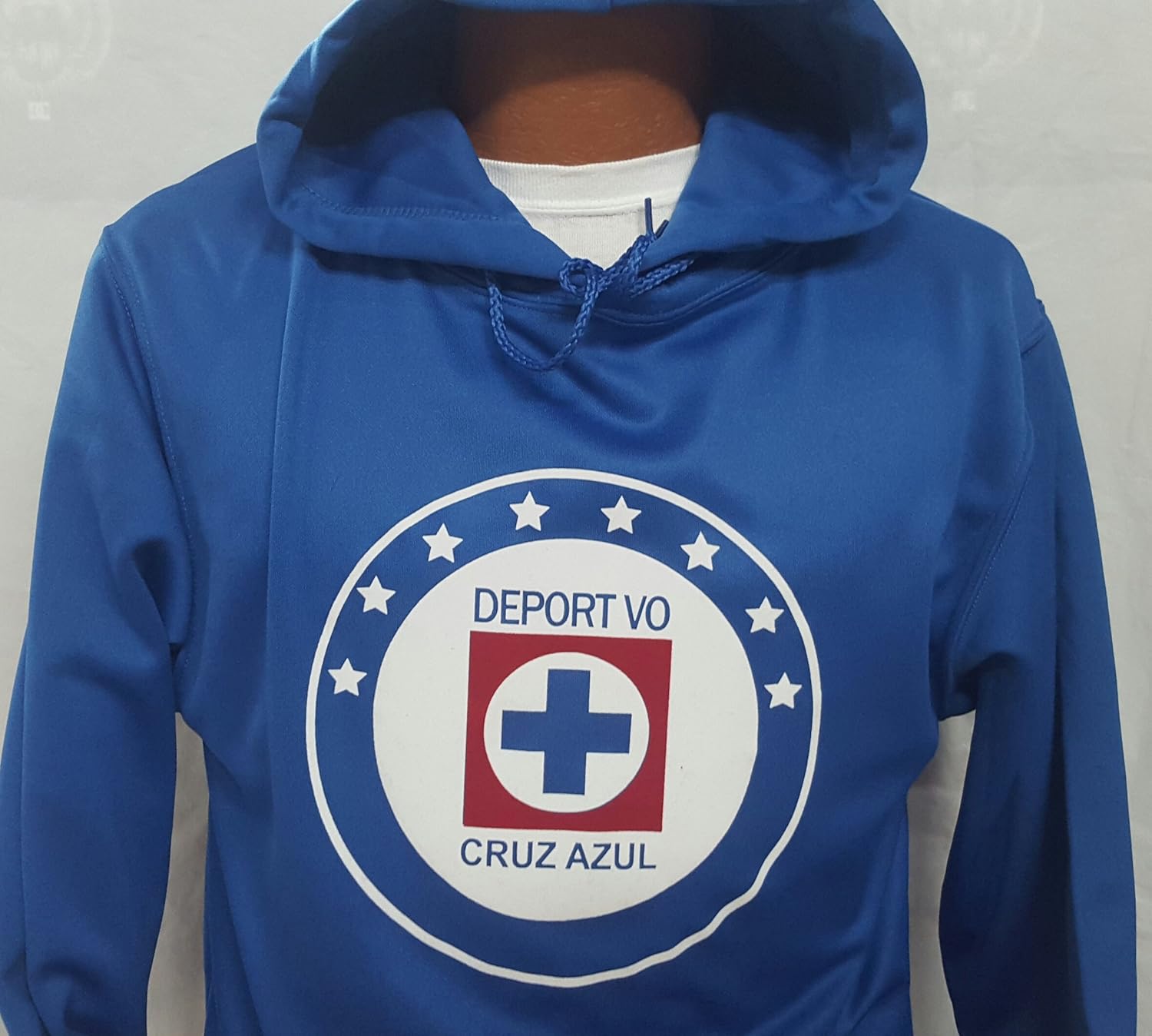sudadera cruz azul