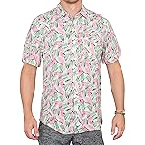 Adult Halloween Tropical Hopper Costume Hawaiian Button Down Shirt