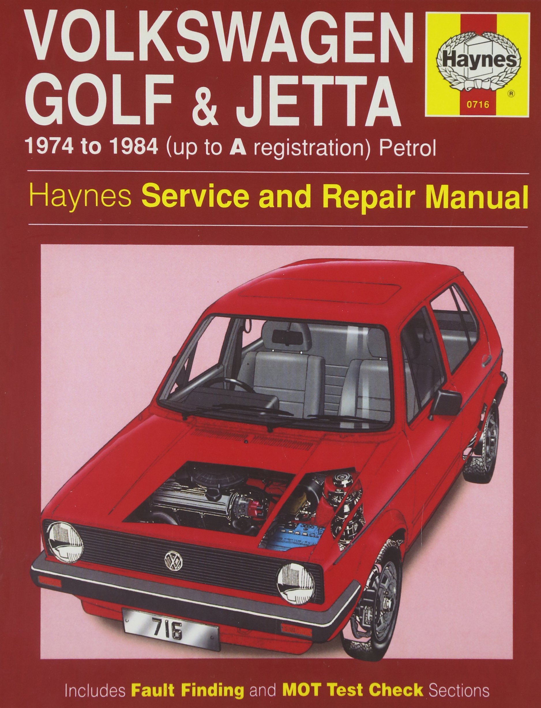 Volkswagen Golf & Jetta Mk 1 1.1 & 1.3 (Service and Repair Manuals) (Haynes  Service and Repair Manuals) Hardcover – 1995