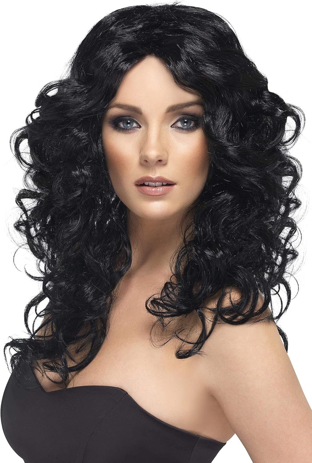 Smiffy's Siren Long Curly Wig