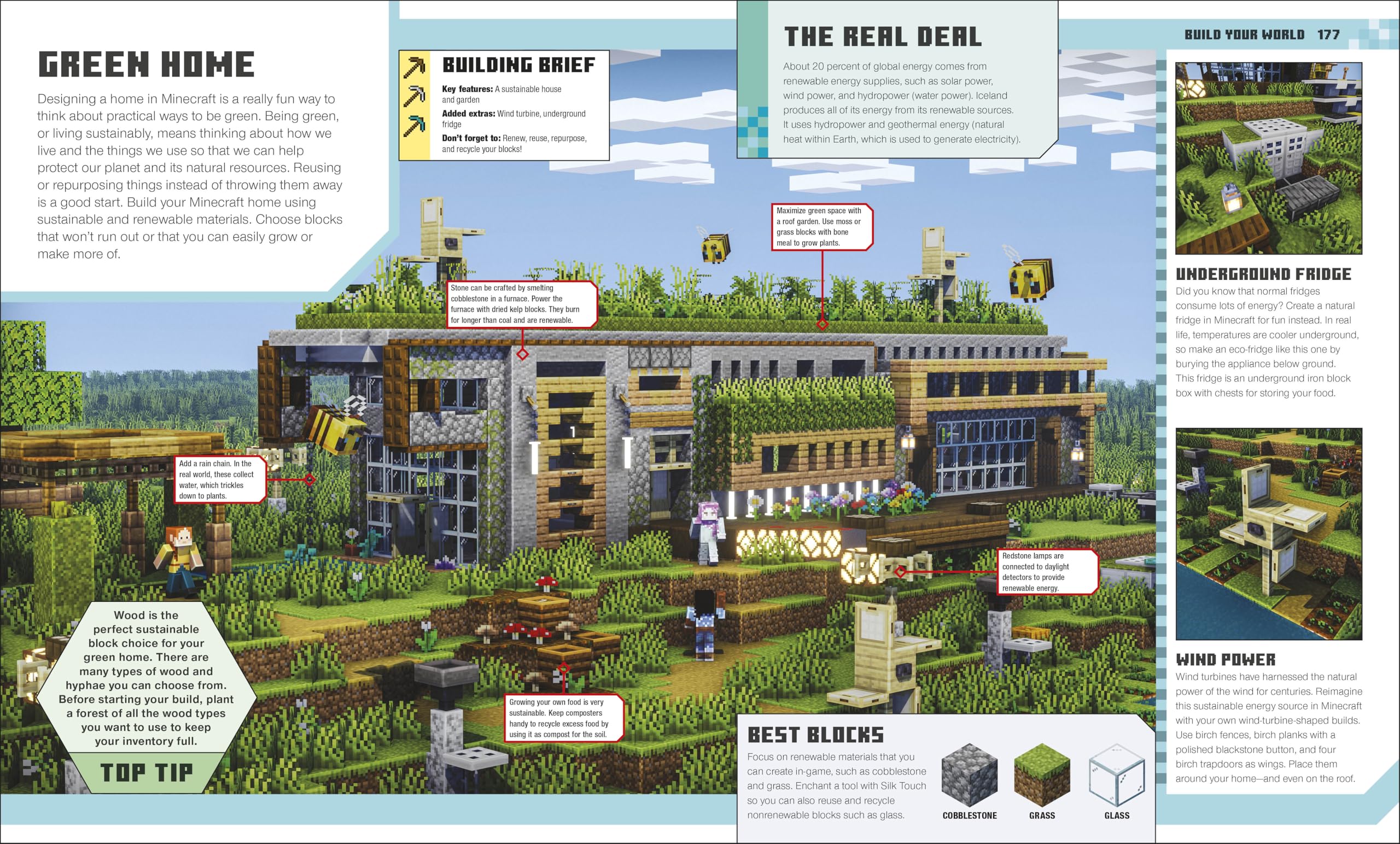 The Minecraft Ideas Book: Create the Real World in Minecraft with 70+ Awesome Builds